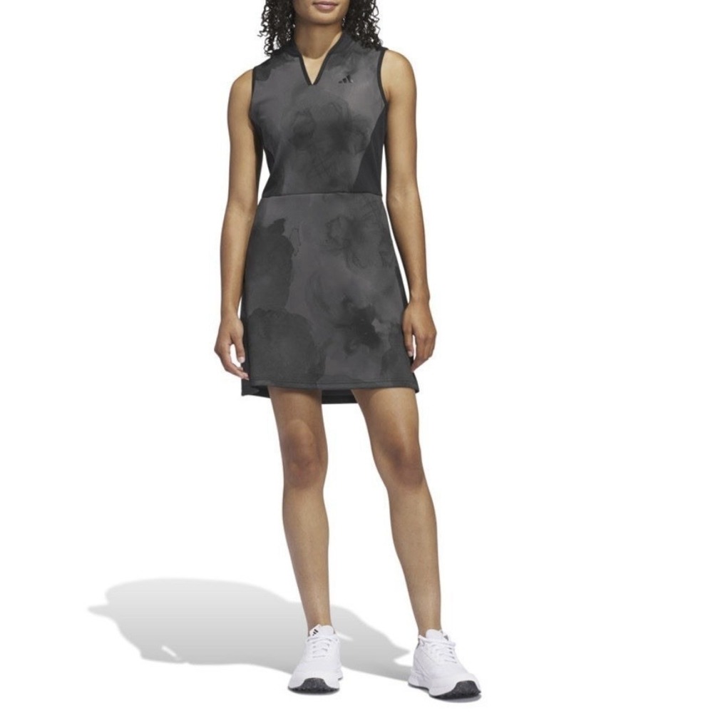 NWT Adidas Ultimate365 Tour Hybrid Dress Black Gray Tennis Golf Pockets